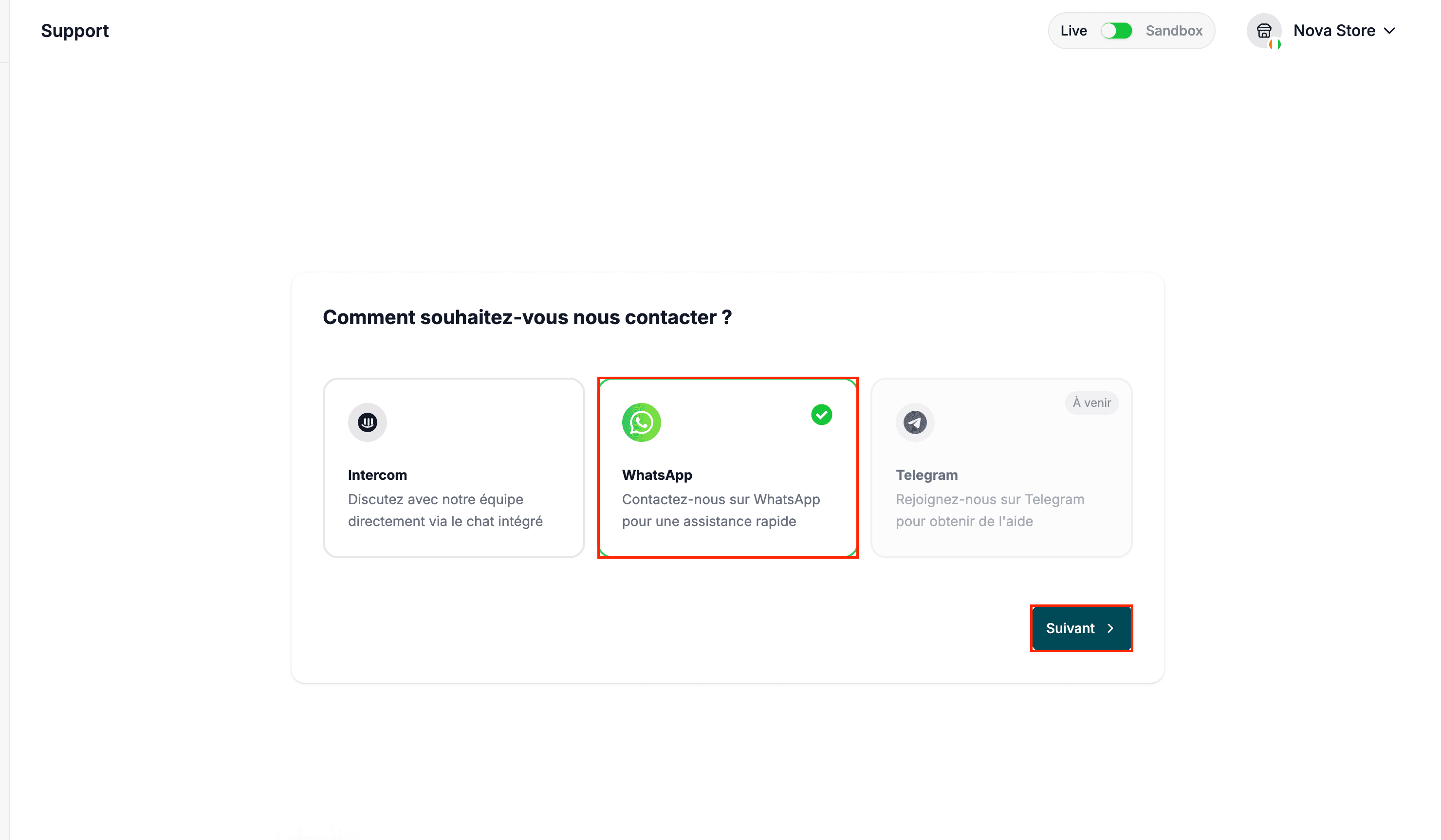 Support WhatsApp Button