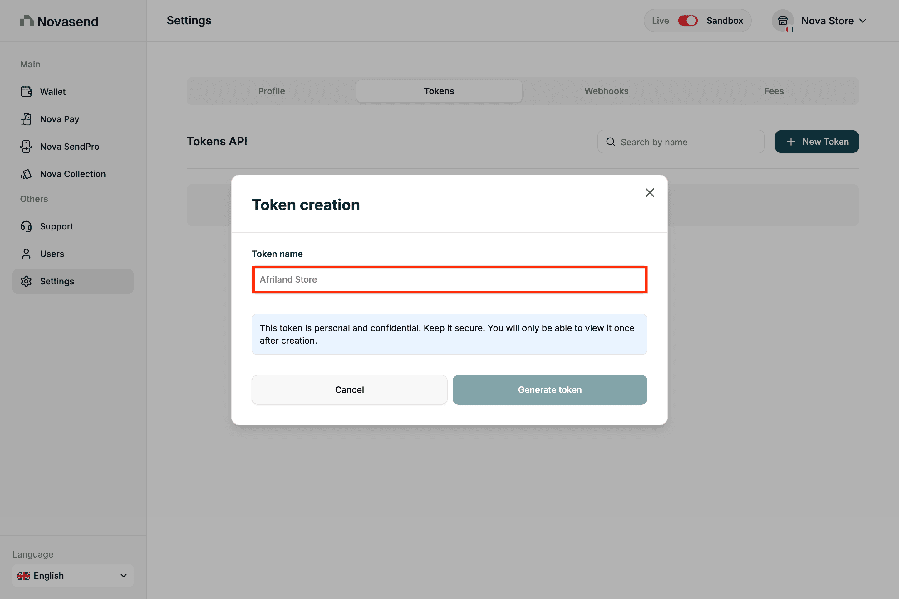 Token Name
