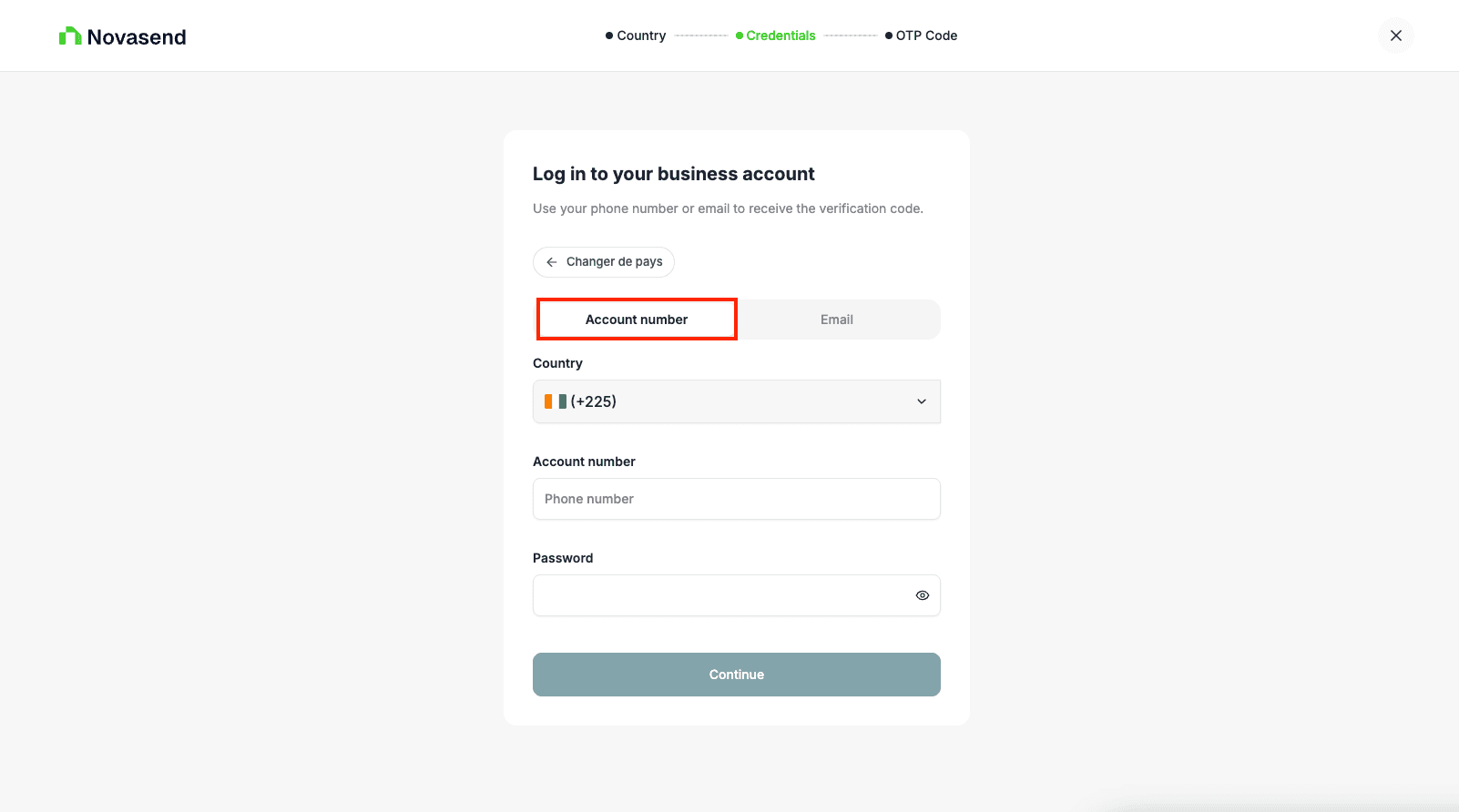 Login with Phone