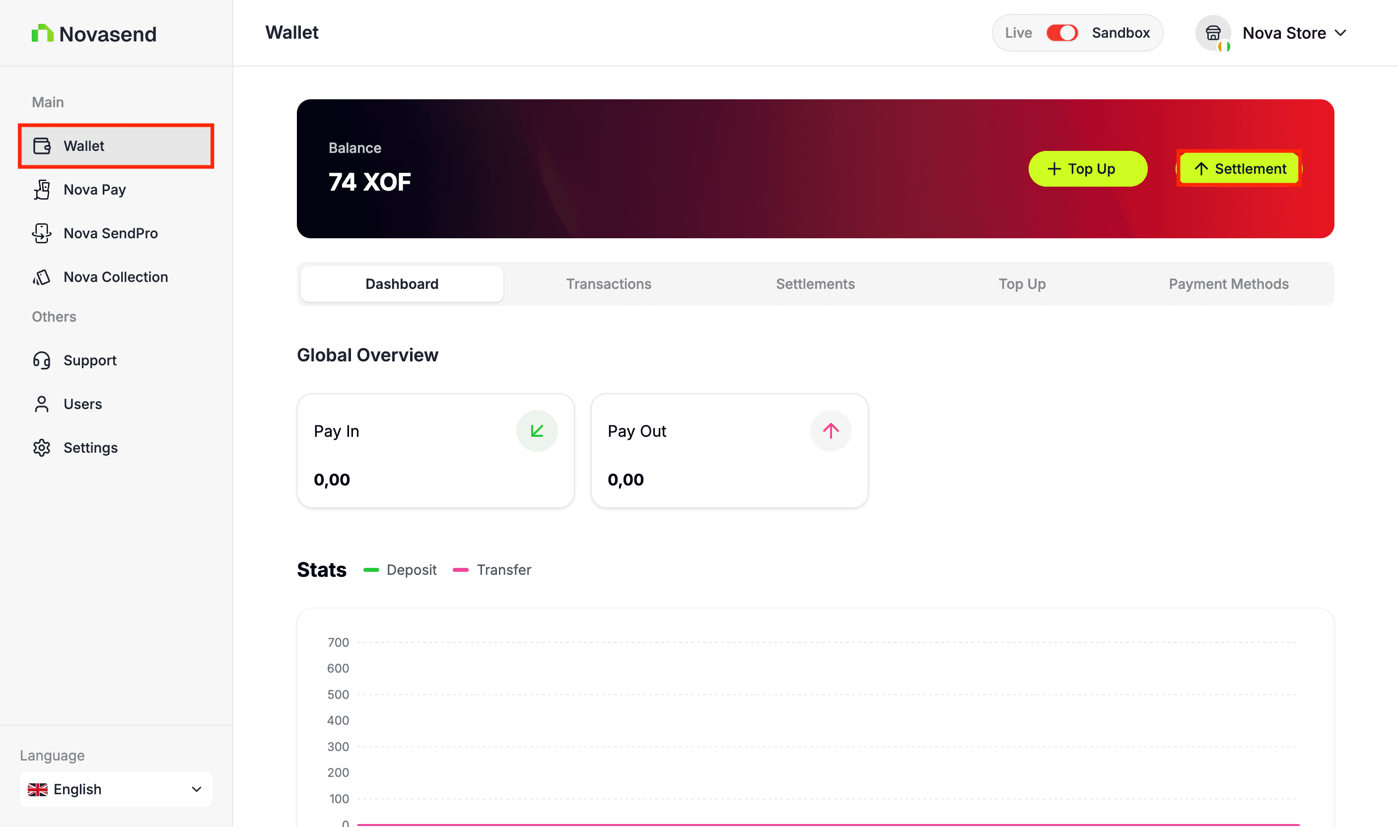 Settlement in Wallet Banner